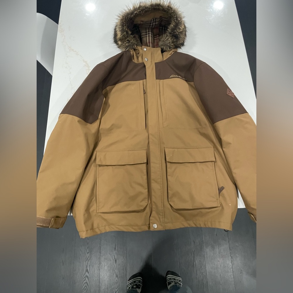 Eddie Bauer 3-in-1 Jacket Brown